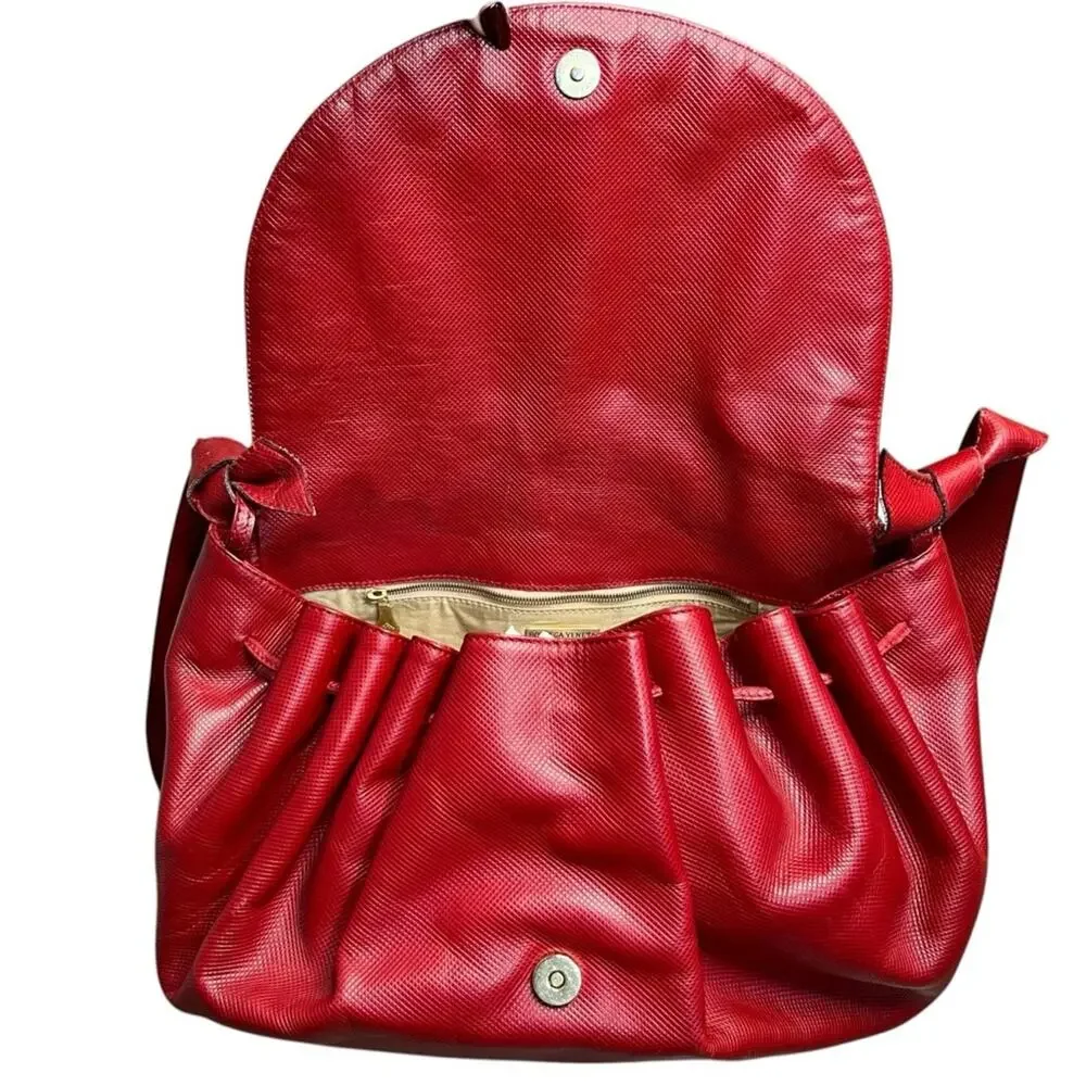 Bottega Veneta Red Women’s Crossbody Messenger Satchel